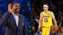 Paul Pierce (L), Austin Reaves (R)