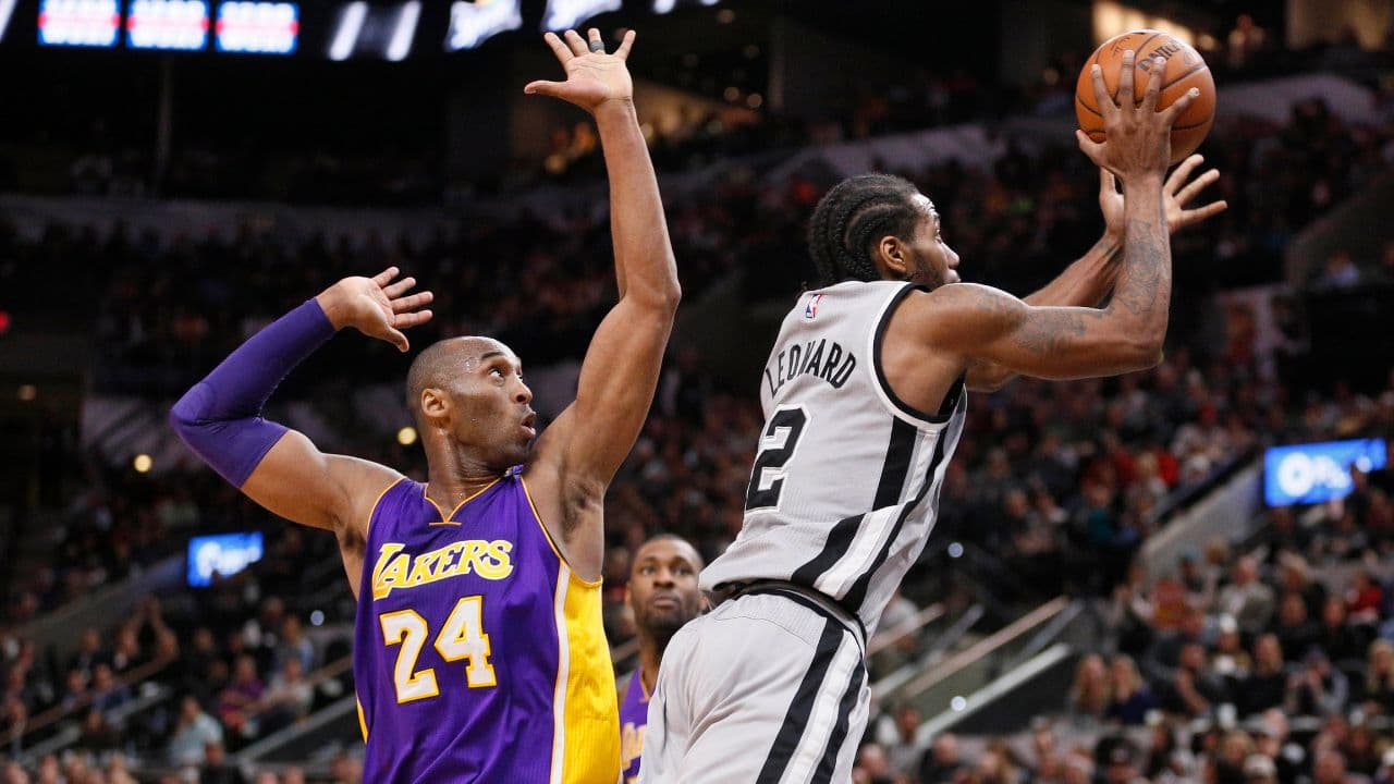 Kobe Bryant and Kawhi Leonard