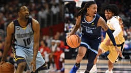 Gilbert Arenas (L), Ja Morant (R)