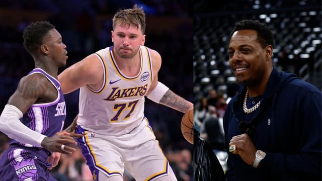 (L) Dennis Schroder and Luka Doncic (R) Paul Pierce