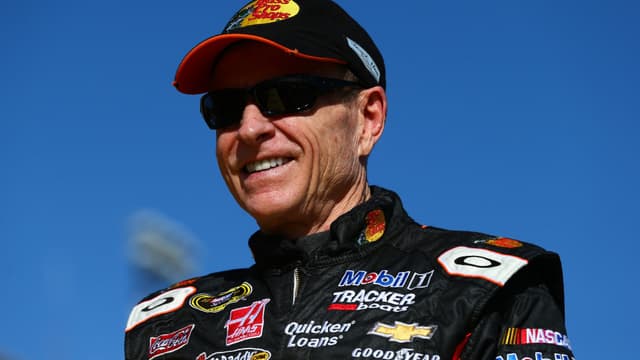 Nov 17, 2013; Homestead, FL, USA; NASCAR Sprint Cup Series driver Mark Martin during the Ford EcoBoost 400 at Homestead-Miami Speedway