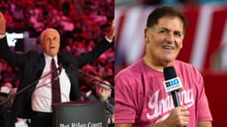 Pat Riley (L), Mark Cuban (R)