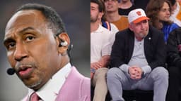 Stephen A. Smith (L), James Dolan (R)