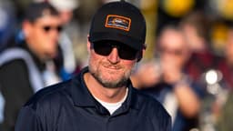 Nov 1, 2025; Avondale, Arizona, USA; NASCAR Xfinity Series team owner Dale Earnhardt Jr during the Xfinity Series Championship race at Phoenix Raceway