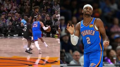 Oklahoma City Thunder guard Shai Gilgeous-Alexander (2) against the Phoenix Suns in the first half at Mortgage Matchup Center