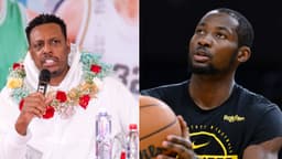 Paul Pierce (L), Jonathan Kuminga (R)