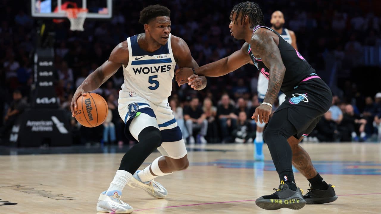 Anthony Edwards and Davion Mitchell