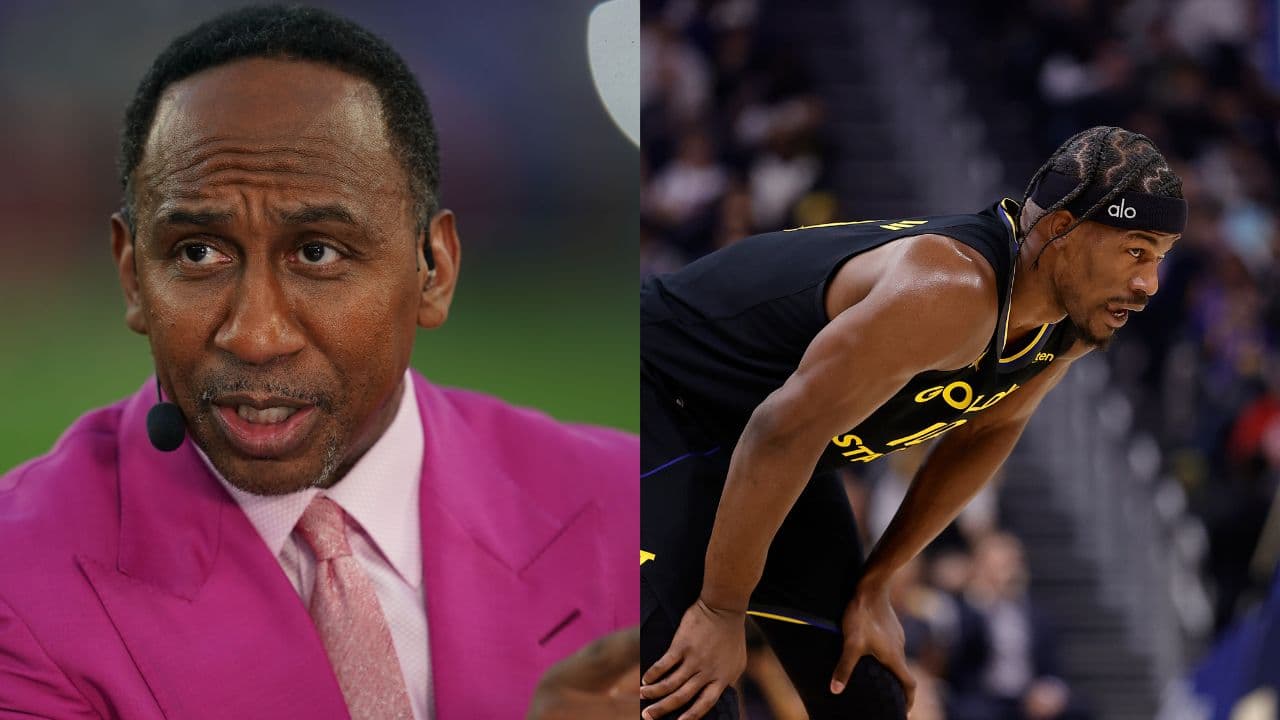 Stephen A. Smith (L), Jimmy Butler (R)