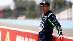 NASCAR, Motorsport, USA Cup Series driver, KYLE BUSCH (8) of Las Vegas, NV gets ready to practice for the Go Bowling at The Glen in Watkins Glen, NY.