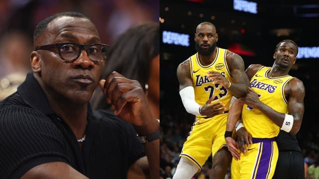 Shannon Sharpe, LeBron James and Deandre Ayton