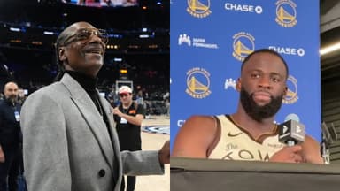 Snoop Dogg(L) and Draymond Green(R)