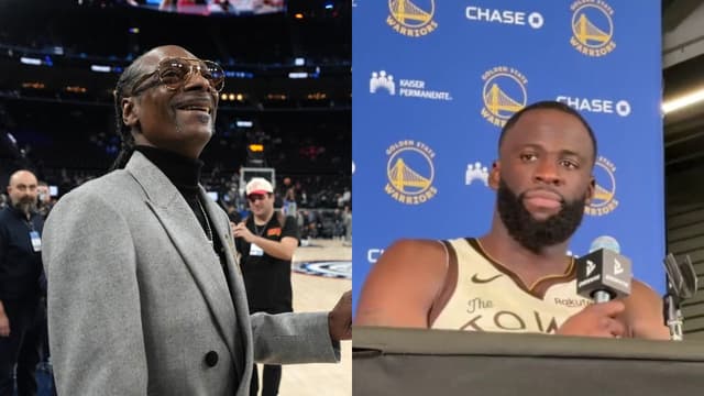 Snoop Dogg(L) and Draymond Green(R)