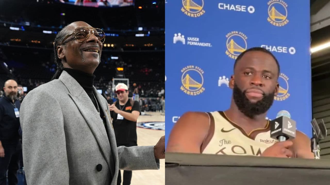 Snoop Dogg(L) and Draymond Green(R)