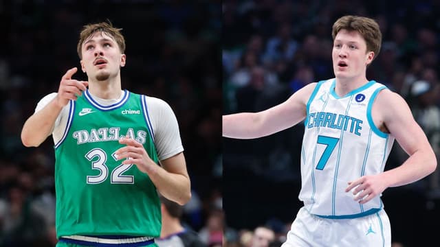 Cooper Flagg (L), Kon Knueppel (R)