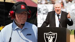 Joe Gibbs (L) and John Madden (R)