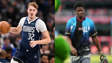 Cooper Flagg (L), V.J. Edgecombe (R)