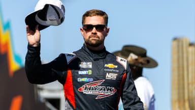 Nov 2, 2025; Avondale, Arizona, USA; NASCAR Cup Series driver Ricky Stenhouse Jr (47) during the NASCAR Championship race at Phoenix Raceway.