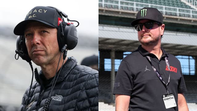 Matt Kenseth (L) and Kurt Busch (R)