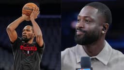 Kevin Durant (L), Dwyane Wade (R)