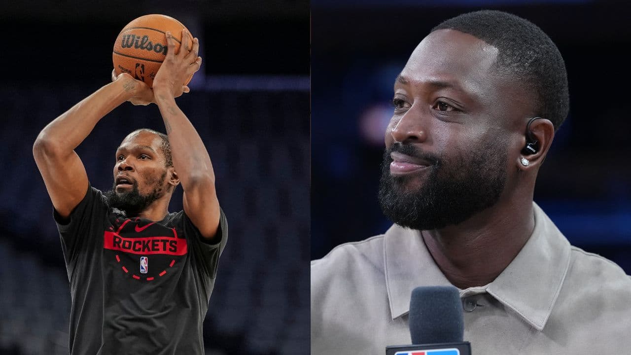 Kevin Durant (L), Dwyane Wade (R)