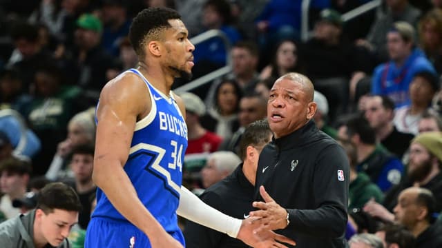 Giannis Antetokounmpo and Doc Rivers