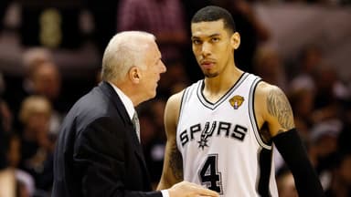Gregg Popovich and Danny Green
