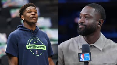 Anthony Edwards (L) and Dwayne Wade (R)