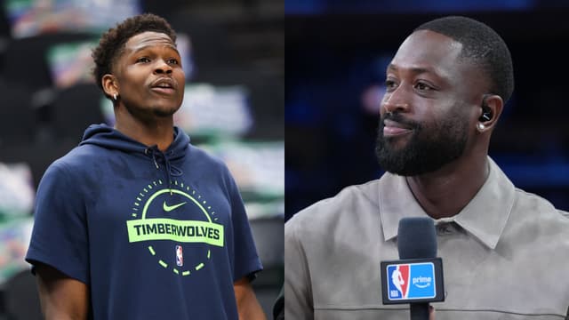 Anthony Edwards (L) and Dwayne Wade (R)