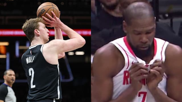 Danny Wolf and Kevin Durant