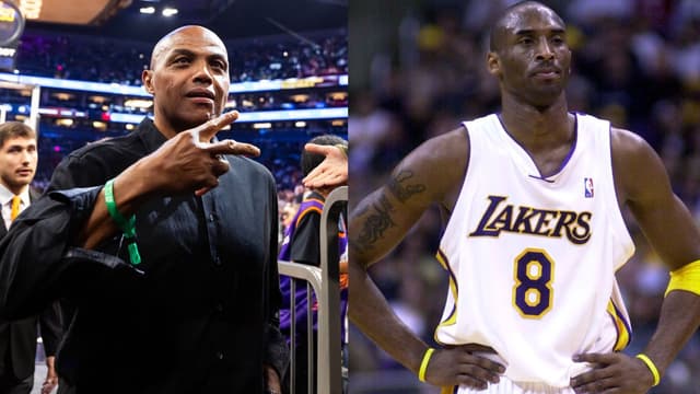 Charles Barkley (L), Kobe Bryant (R)