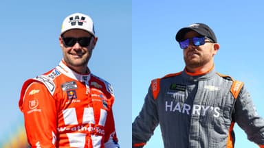 Shane van Gisbergen (L) and Justin Marks (R)
