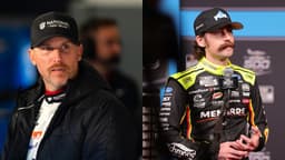 Denny Hamlin (L) and Ryan Blaney (R)