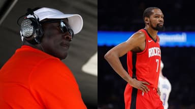 Michael Jordan(L) and Kevin Durant(R)