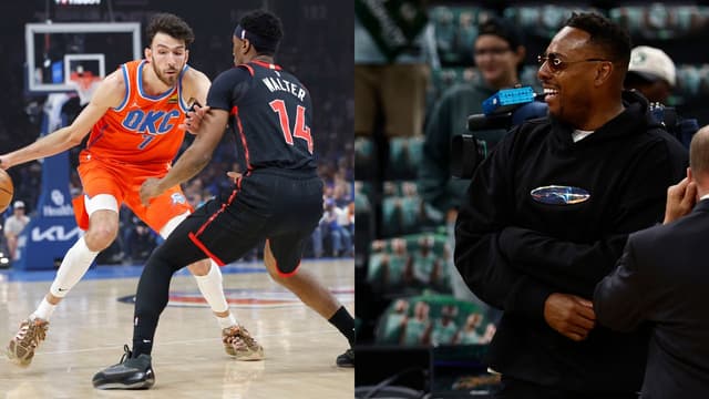 (L) Chet Holmgren (R) Paul Pierce