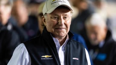 Feb 11, 2026; Daytona Beach, Florida, USA; NASCAR Cup Series team owner Richard Childress during qualifying for the Daytona 500 at Daytona International Speedway