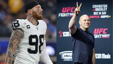 Maxx Crosby and Dana White