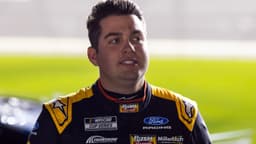 Feb 11, 2026; Daytona Beach, Florida, USA; NASCAR Cup Series driver Noah Gragson (4) during qualifying for the Daytona 500 at Daytona International Speedway