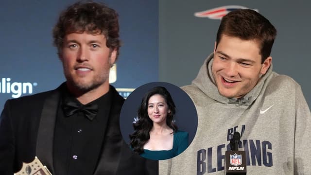 Matthew Stafford, Mina Kimes, and Drake Maye