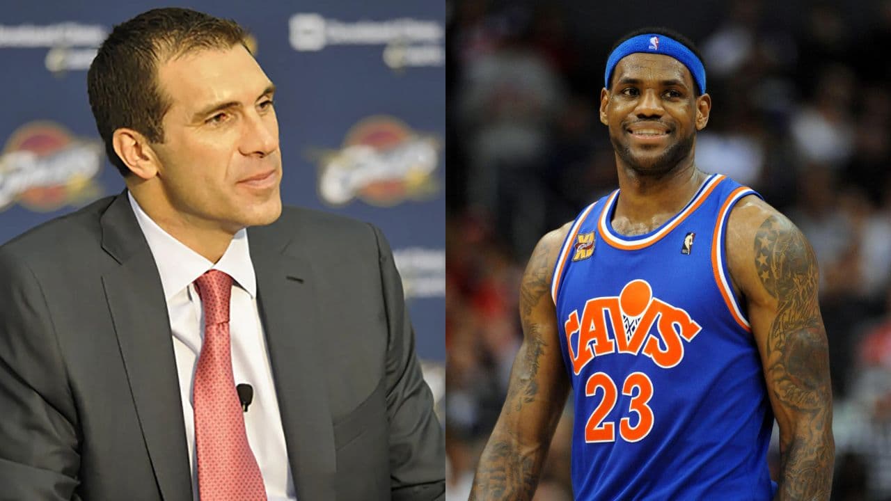 (L) Chris Grant (R) LeBron James