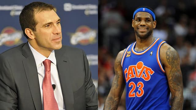 (L) Chris Grant (R) LeBron James