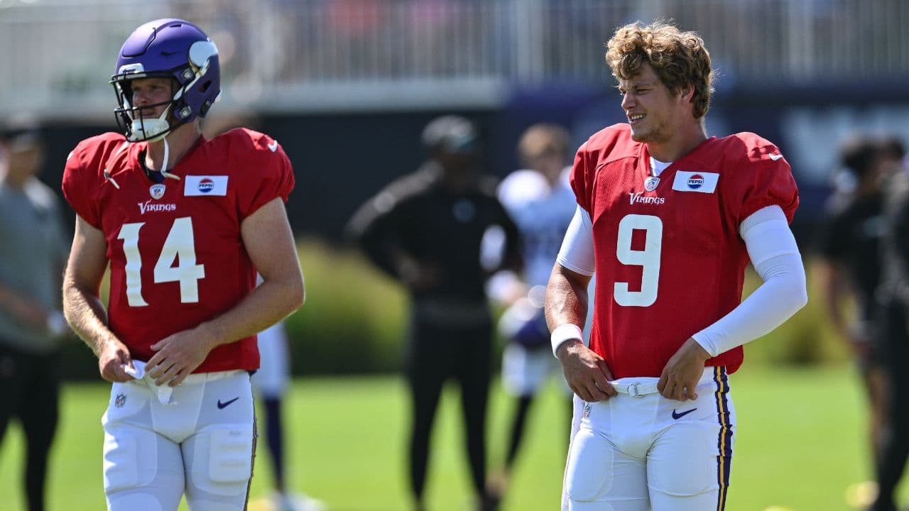 Sam Darnold and J.J. McCarthy