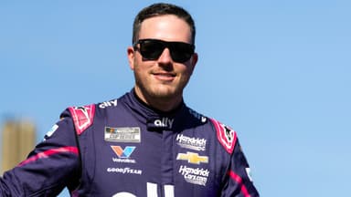 Nov 2, 2025; Avondale, Arizona, USA; NASCAR Cup Series driver Alex Bowman (48) during the NASCAR Championship race at Phoenix Raceway