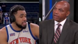 Karl-Anthony Towns and Charles Barkley