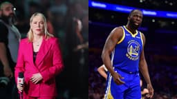 Doris Burke (L) and Draymond Green (R)