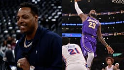 Paul Pierce (L) and LeBron James (R)