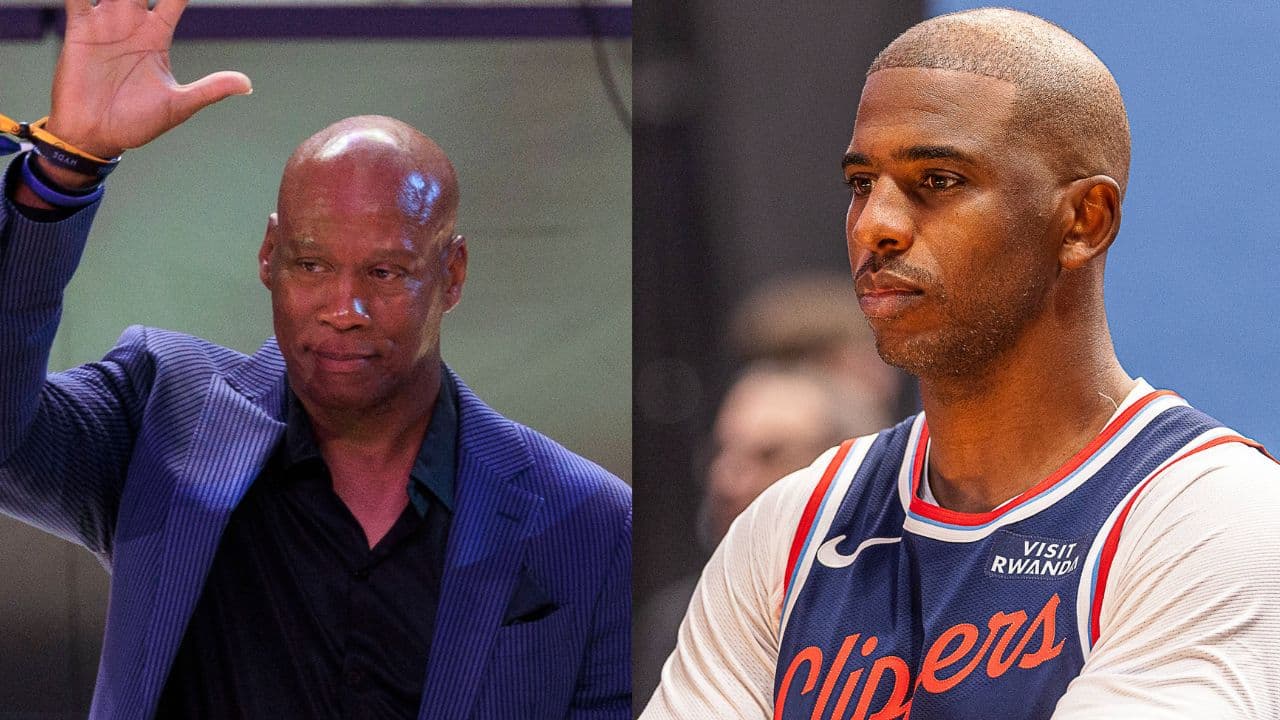 Byron Scott (L), Chris Paul (R)