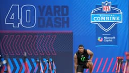 Kelvin Banks at the NFL Scouting Combine