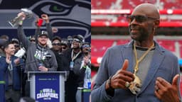 Sam Darnold and Jerry Rice