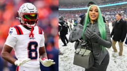 Stefon Diggs and Cardi B