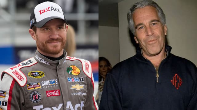 Bryan Vickers (L) and Jeffrey Epstein (R)